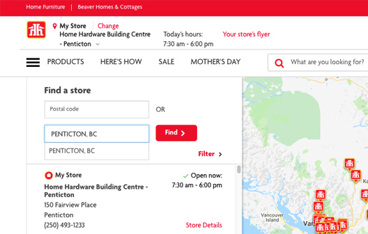 Search Home Hardware.ca