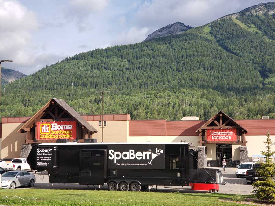 SpaBerry event at Penticton Home Hardware.