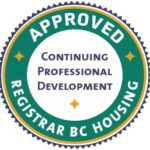 Registrar BC Housing Continuing Professional Development Approved crest.