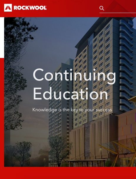 CHBASO education event with Rockwool to understand stonewool in interior and exterior applications.