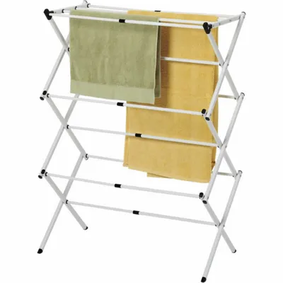 Clothes lines and collapsable drying racks at Penticton Home Hardware.
